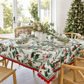 Holly Berry Christmas Tablecloth (150 x 220cm)