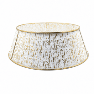 White Washed Metal Tree Collar (66cm x 87cm x 28cm)