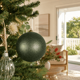 Sage Glitter Bauble (20cm)