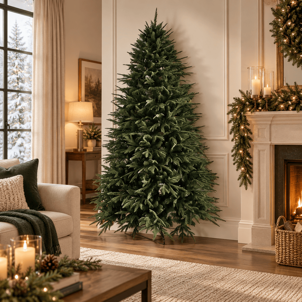 The Lapland Half Christmas Tree (2.1m)