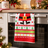 Festive Printed Tea Towel Asst