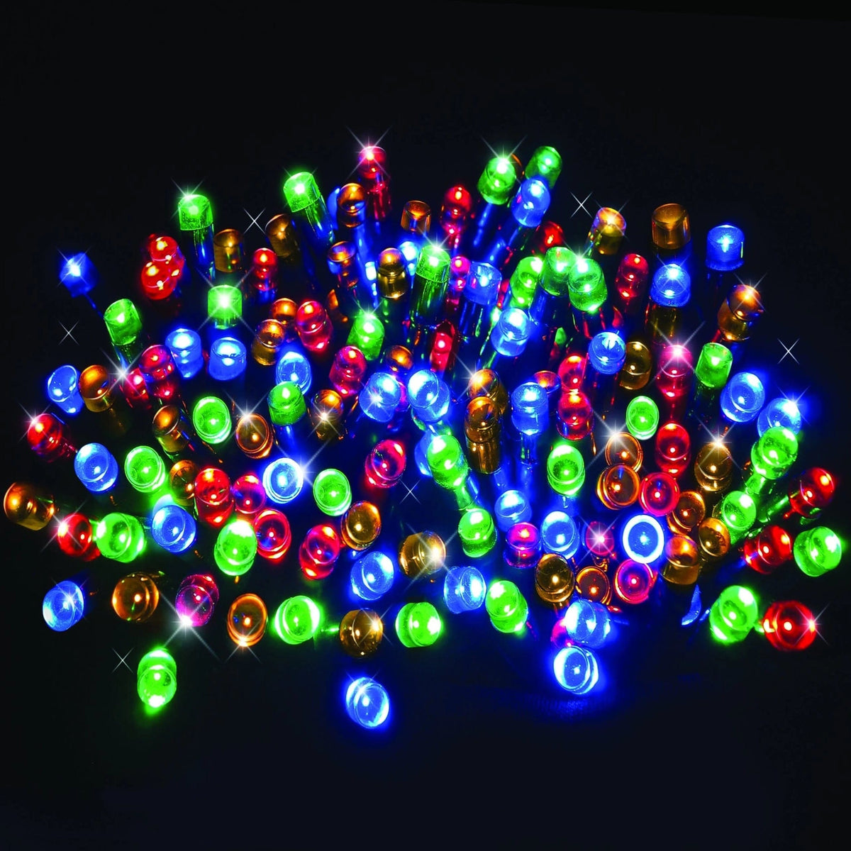 1000 LED Solar Fairy Lights Multi (69.9m) - View 1