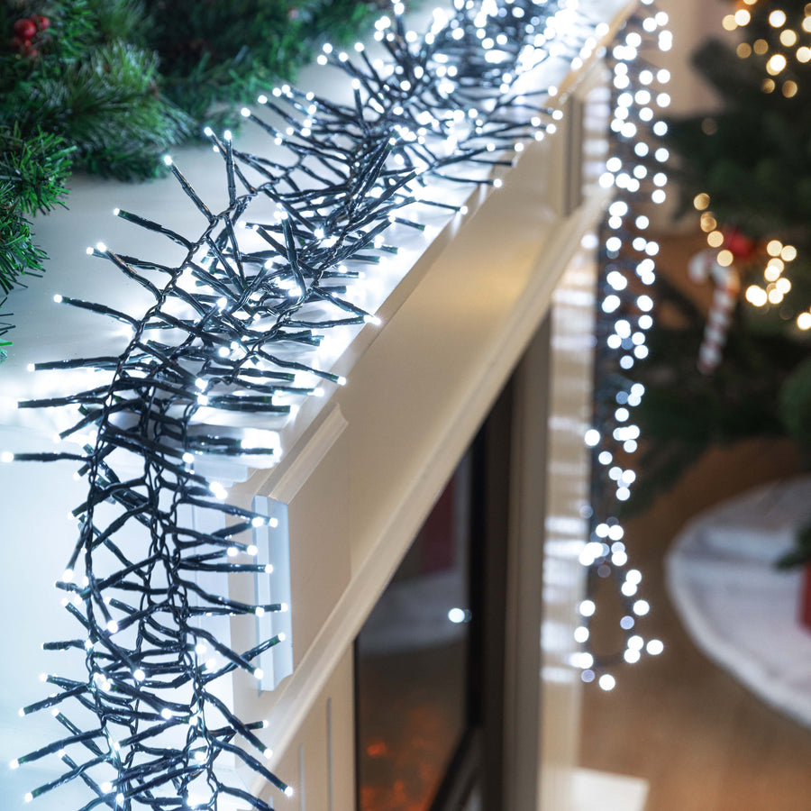 2000 LED Cluster Lights - Cool White (29m)