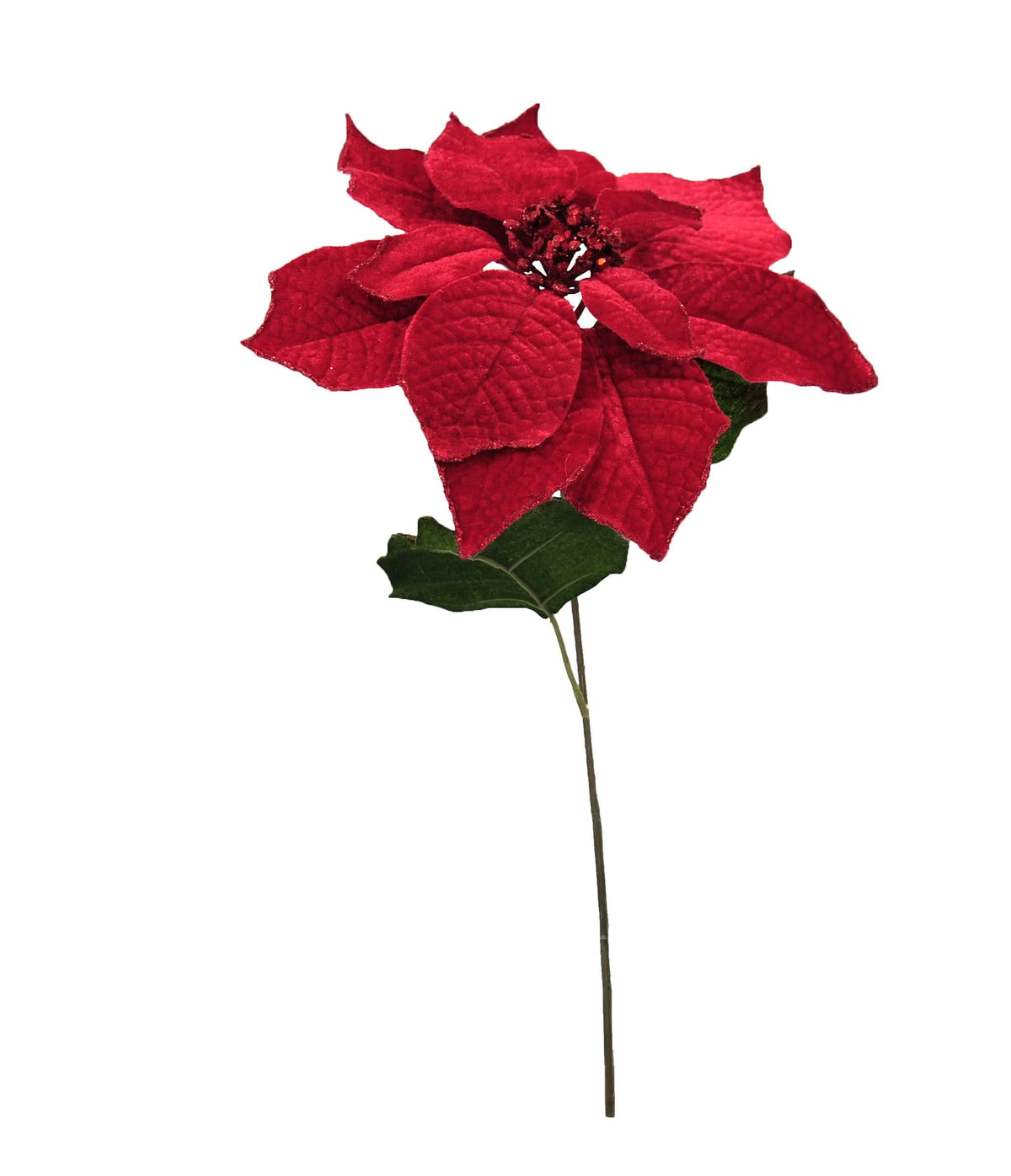 Poinsettia Red/Burgundy Pick