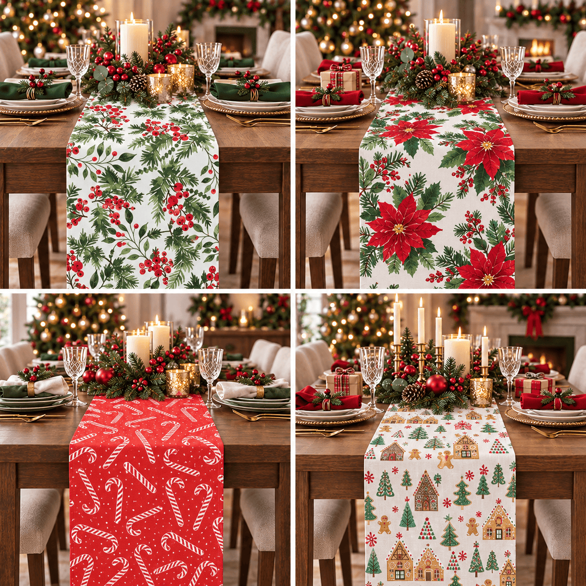 Printed Table Runner Asst (183cm) - View 1