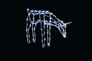Battery LED Flashing Wire Reindeer Asst - View 2