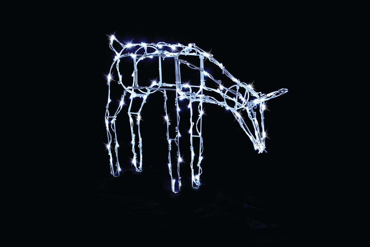Battery LED Flashing Wire Reindeer Asst - View 2