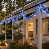 720 LED Cluster Lights Blue and White (10.4m) - lifestyle