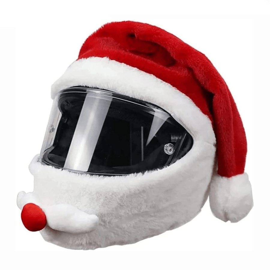 Santa Plush Motorbike Helmet Cover