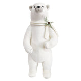 Standing Flocked Polar Bear