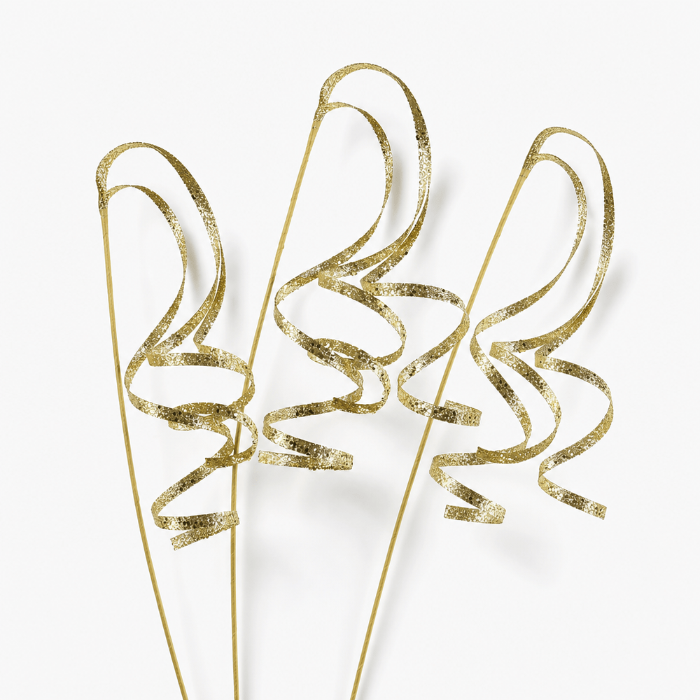 Metallic Spiral Pick Gold (130cm)