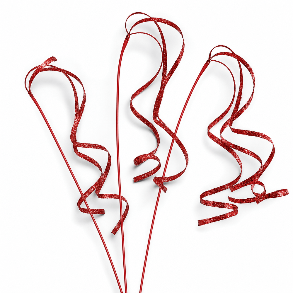 Metallic Spiral Pick Red (130cm)