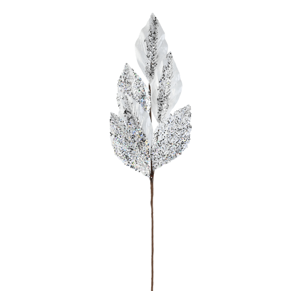 Metallic Mesh Leaf Pick Asst (70cm)