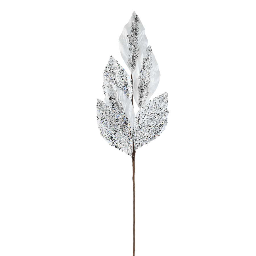 Metallic Mesh Leaf Pick Asst (70cm)