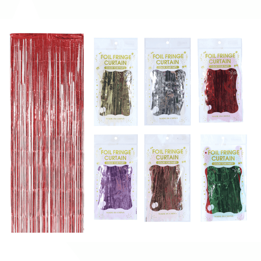 Tinsel Curtain Asst (1x2m)
