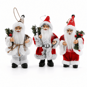 Santa Vintage Figurine Ornament (18cm) Asst