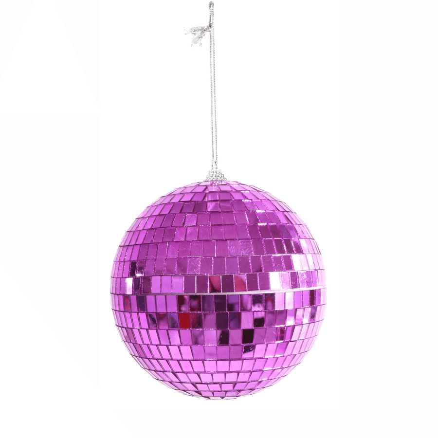 Hot Pink Mirror Bauble (15cm)
