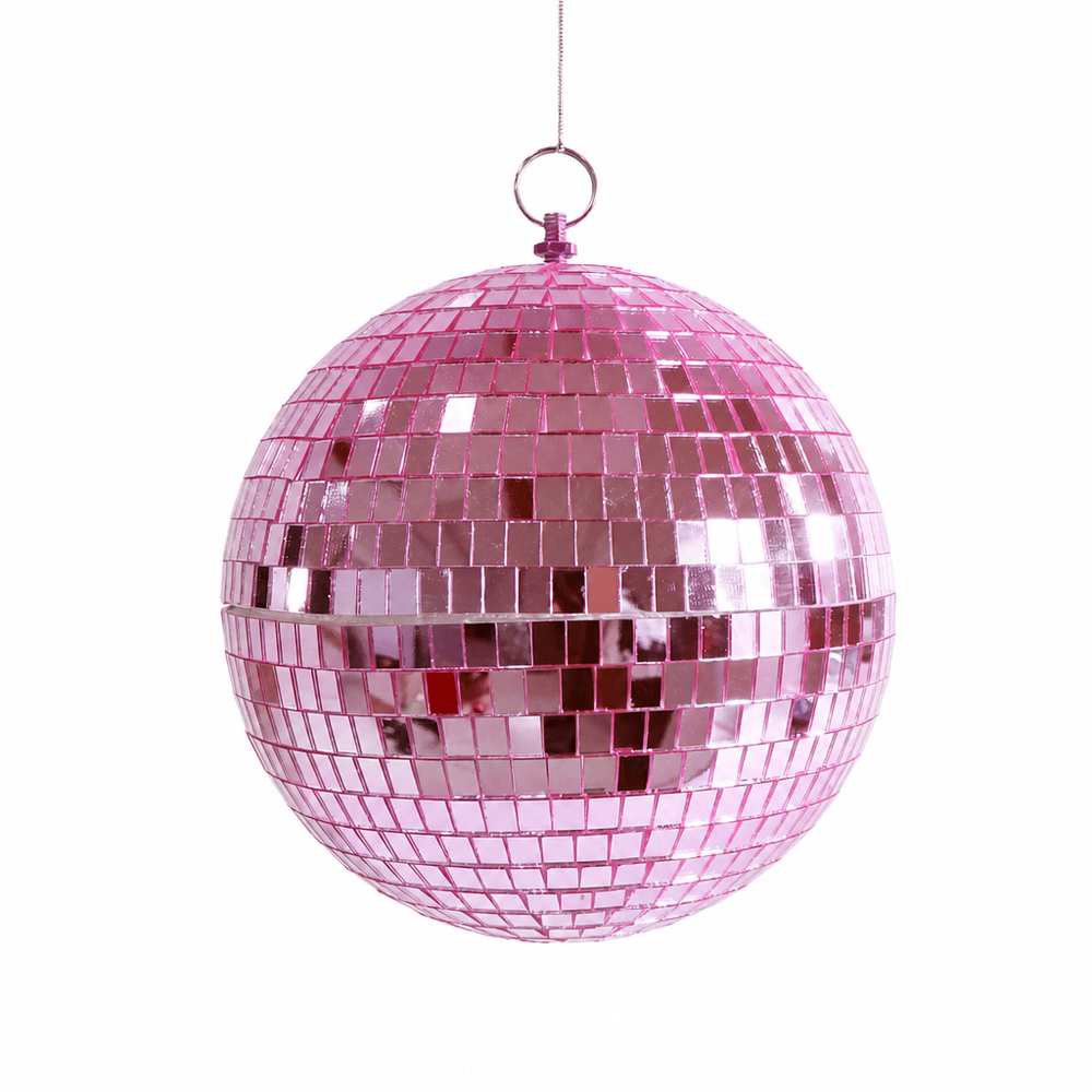 Pink Mirror Bauble (20cm)
