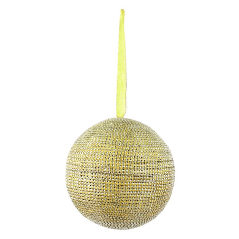 Champagne Sequin Bauble (20cm)