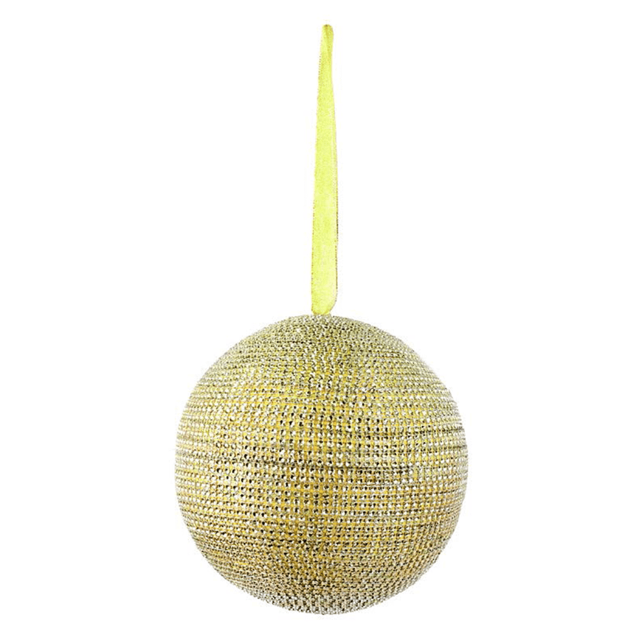 Champagne Sequin Bauble (20cm)