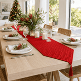 Velveteen Quilted Runner (180cm) Asst