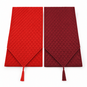 Velveteen Quilted Runner (180cm) Asst