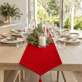 Flocked Table Runner (180cm) Asst