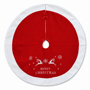 Reindeer Scene Tree Skirt (100cm)