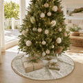 Champagne Braided Tree Skirt (120cm)