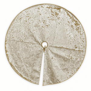Champagne Braided Tree Skirt (120cm)