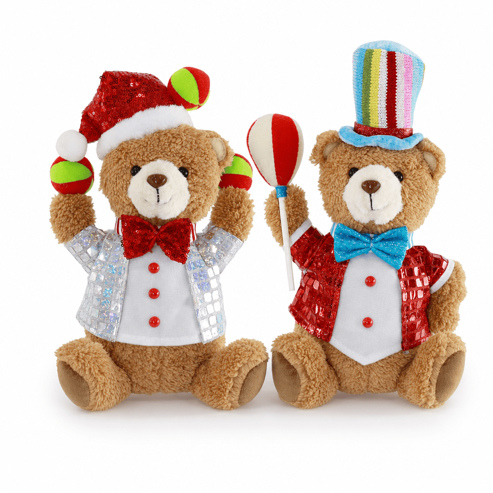 Circus Christmas Bear Asst