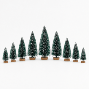 Gold Base Mini Bristle Tree 9pk