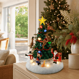 Musical Flying Reindeer Tree Spinning