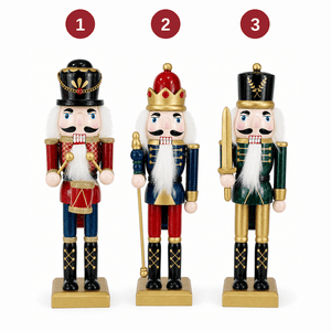 Rich Metallic Nutcracker (25cm) - Style 1, Style 2 and Style 3