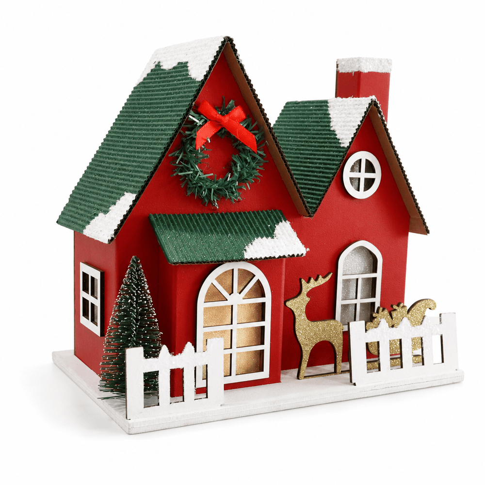 LED Paper Board Farmhouse Asst