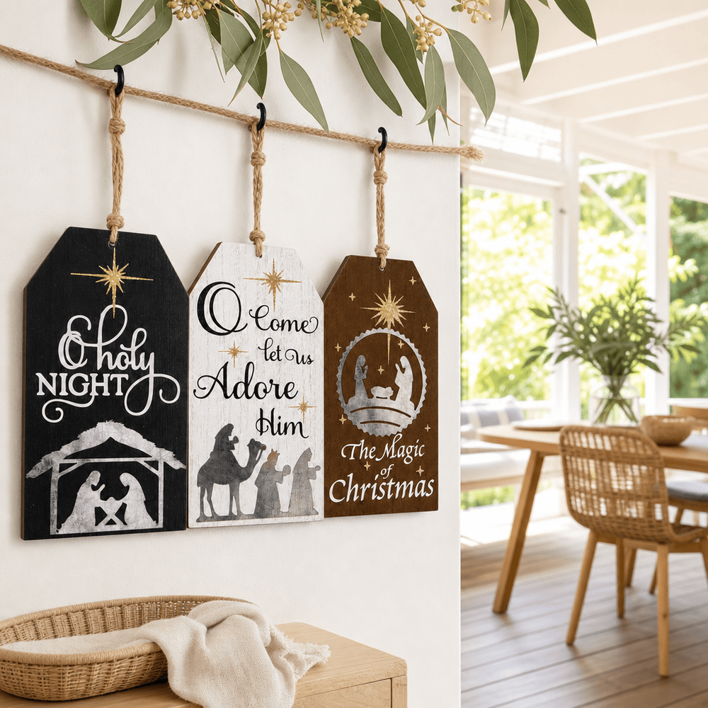 Hanging Nativity Sign