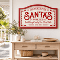 Santa's Workshop Wall Plaque