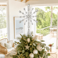 Jewel Tree Topper Snowflake (19cm)