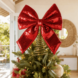 Glam Bow Tree Topper (32cm)