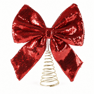 Glam Bow Tree Topper (32cm)
