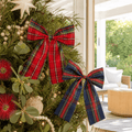 Balmoral Tartan Bow Clip