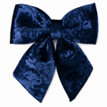 Blue Regal Velvet Bow (24cm)