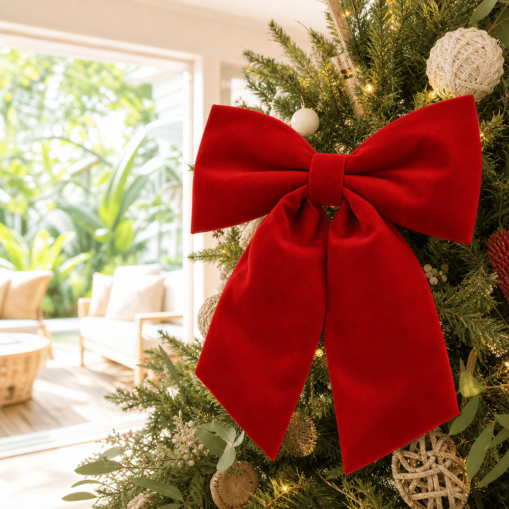 Classic Red Bow (37cm)
