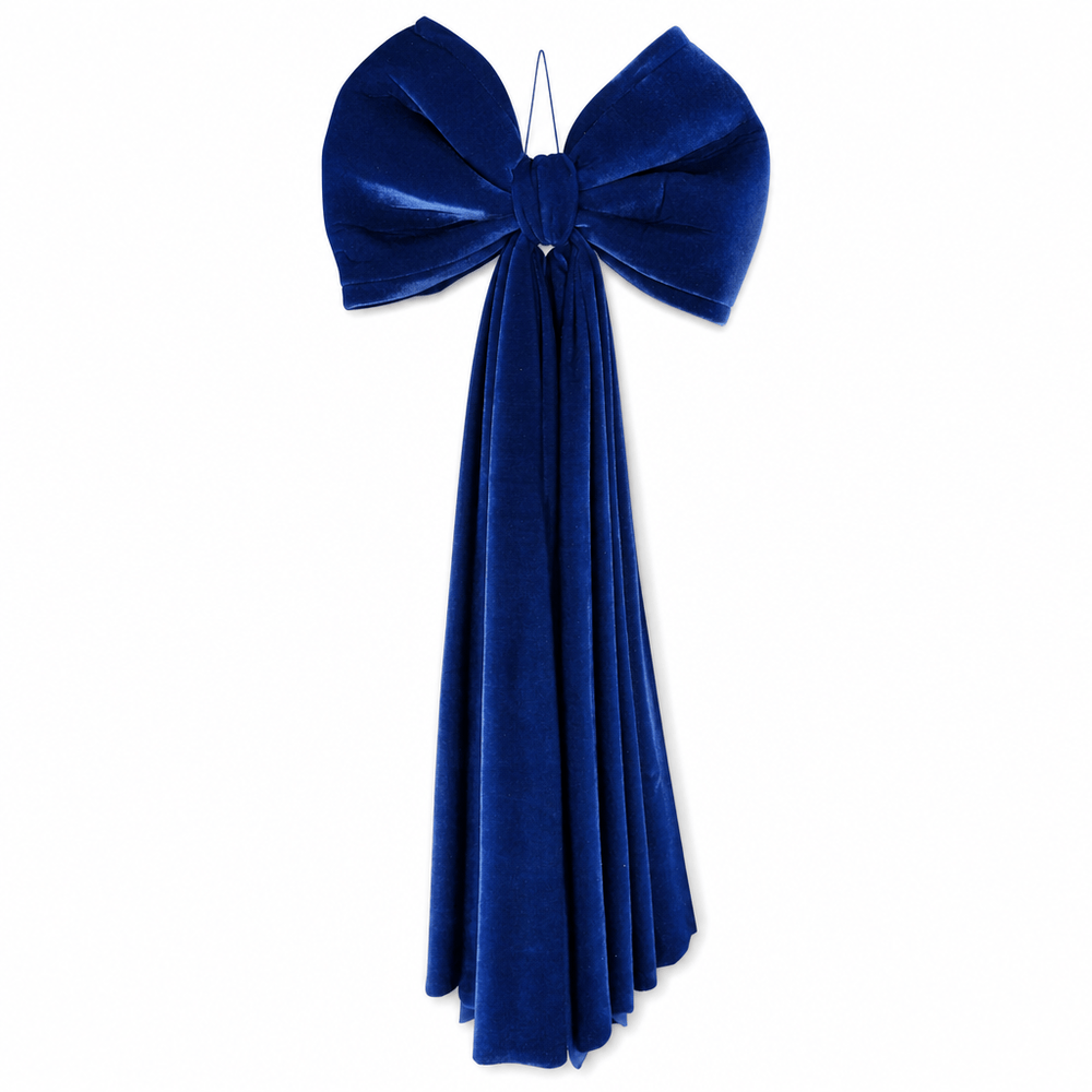 Midnight Draping Tail Bow (100cm)