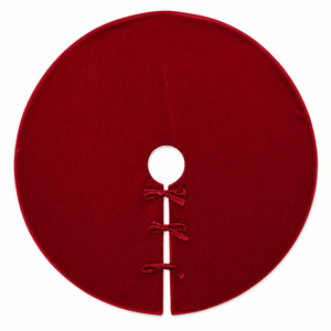 Burgundy Luxe Corded Tree Skirt (100cm)