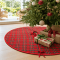 Red Tartan Tree Skirt (100cm)