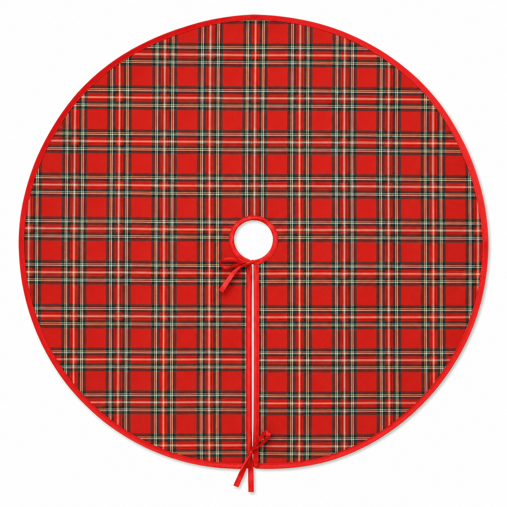 Red Tartan Tree Skirt (100cm)