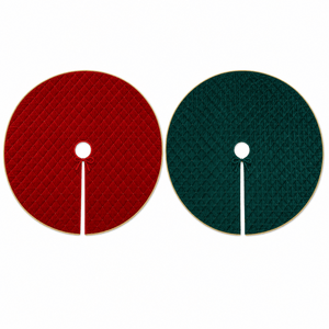 Quilted Luxe Tree Skirt (100cm) Asst
