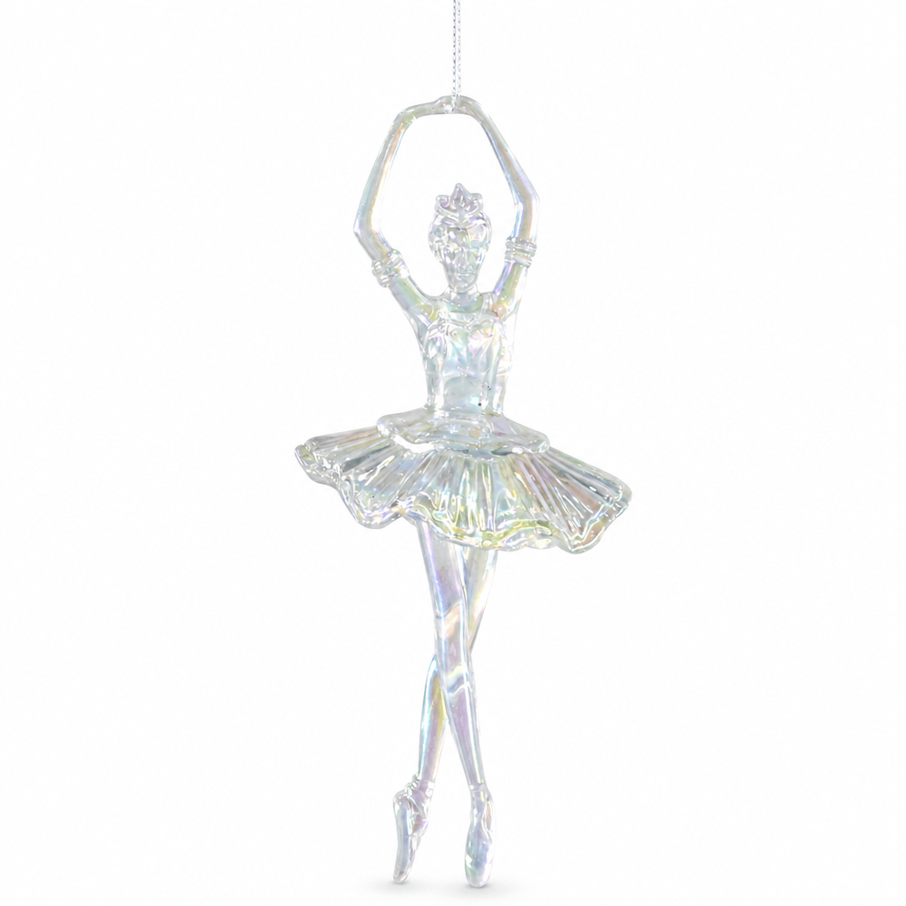 Iridescent Ballerina Ornament (18cm) Asst
