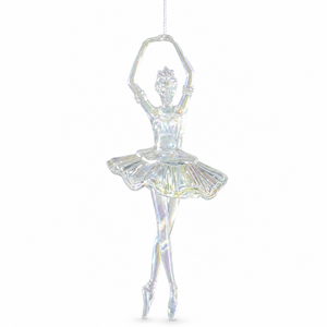 Iridescent Ballerina Ornament (18cm) Asst